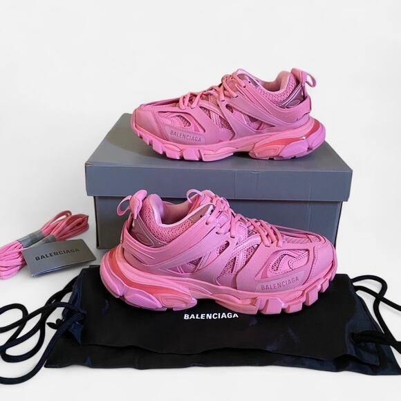 Balenciaga Track Trainer Pink (Women's) sneakers - size 9W US / 39 EU - Picture 1 of 7